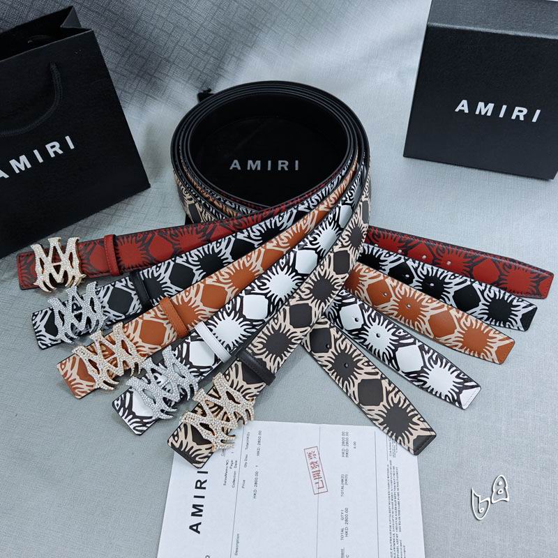 Amiri belt 38mmX90-125cm lb60